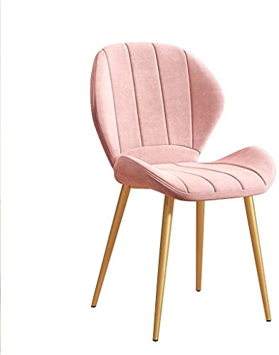 Dining Chairs Velvet Seat and Backrest with Sturdy Metal Legs for Kitchen Dining Room Lounge (Color : Style 6, Size : Black chair legs)