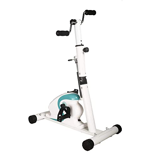 LUNEZY Electronic Physical Therapy Rehab Bike Trainer Exerciser Cycle Arm Leg Pedal Exerciser Bike Health Recovery Pedal Exerciser with Remote Co
