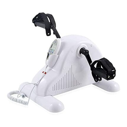 LUNEZY Bicycle Fitness Electric Mini Exercise Bike, Electric Rehabilitation Machine Home Leg Trainer Stroke Hemiplegia Rehabilitation Biking (Ele