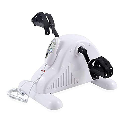 LUNEZY Bicycle Fitness Electric Mini Exercise Bike, Electric Rehabilitation Machine Home Leg Trainer Stroke Hemiplegia Rehabilitation Biking (Ele