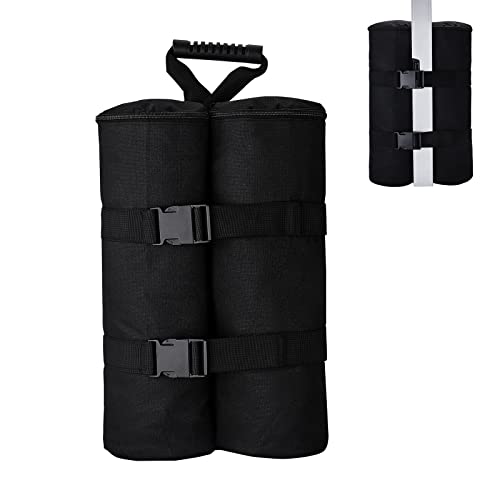 Gazebo Weights Bags 4Pcs,maxant Gazebo Weight 1680D Heavy Duty Sand Bags with Buckle Industrial Grade Heavy Duty Double-Stitched Sandbags for Pop