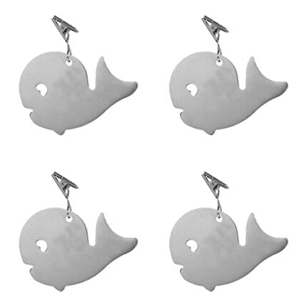 通用 4 Pcs Tablecloth Weights Clip Stainless Steel Tablecloth Weights Table Covers Pendants for Table Cloth, Picnic Blankets and Beach Towels