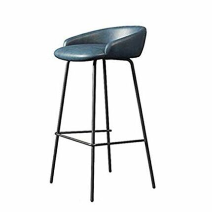 DINGZZ Bar Stool Nordic Minimalist Home Solid Wood High Stool Bar Stool Bar Chair Leisure Back Chair Stool