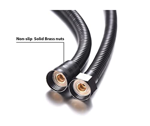 Black matt Universal 1 Mode Shower Head Slim Square High Pressure Shower Head Rainfall Hand Held Water Saving Bathroom Handshower