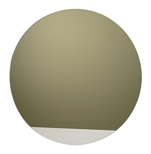 Mungai Mirrors Circle Acrylic Mirror (60cm), Silver, 59.5 x 59.5 x 0.3 cm