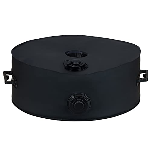 RELEDESA 1000D Round Umbrella Base Weight Bag, Up to 50 lbs Water, Parasol Base Weights Bag with 2 Handles, Suitable for 3.15" Diameter of Outdoo