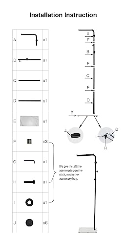 RRG Metal Coat Rack Freestanding, Modern Coat Hanger Stand with Heavy Base Coat Stand for Jackets, Suits, Dress Shirts, Dresses 59”(Black)