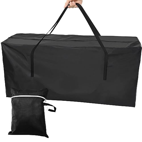 sokey Garden Cushion Storage Bag, Oxford Fabric Waterproof, Anti-UV Heavy Duty Outdoor Cushion Storage Bag,Christmas Tree Storage Bag with Carry