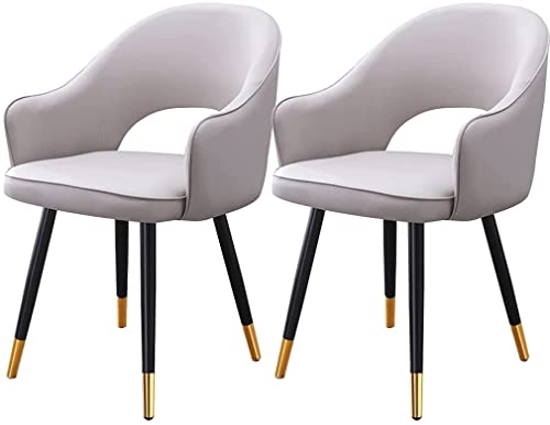 dining chair Office Reception Chairs Business Dining Chairs Set Kitchen Dining Room Chairs Modern PU Leather Hollow Out Back Padded Soft Seat Liv