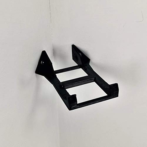 Echo Show 5 Corner Wall Mount Wall Bracket Stand Angled (Black)