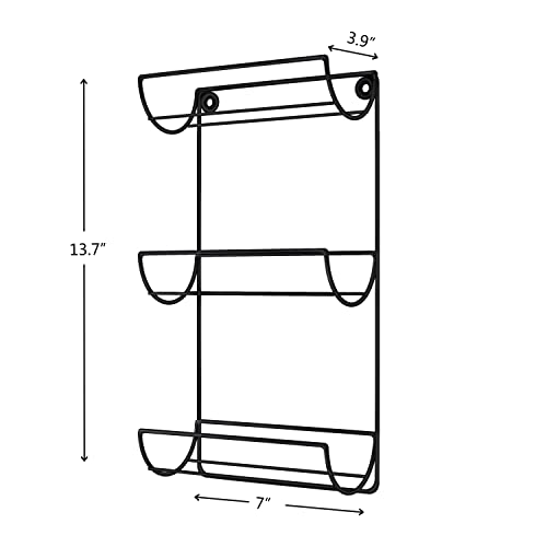 JOIN IRON Wall Towel Rack for Rolled Towels, Bathroom Towel Storage, Metal Bath Towel Holder for Folded Large Towel Washcloths
