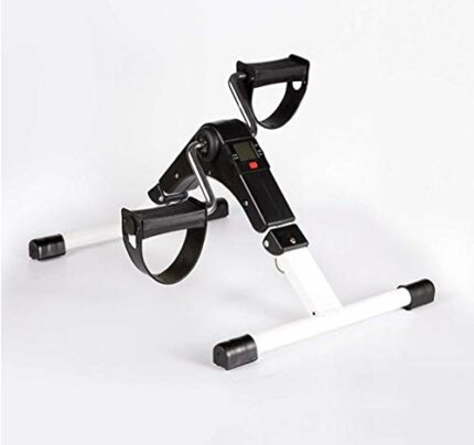 N/A Pedal exerciser Folding Exercise Peddler Portable Pedal Exerciser with Electronic Display Black 53.5 * 37 * 39.5cm