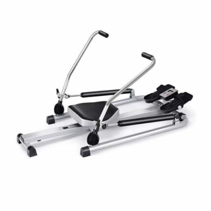 HAWEWE Rowing Machine For Home Use Hydraulic Rower Resistance Adjustable Rower Machine With LCD Monitor Home Gym Up To 264lbs Weight Capacity