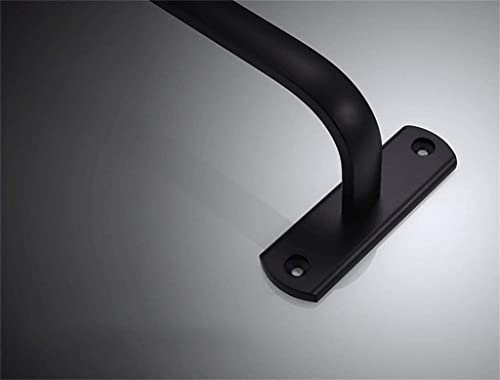 Towel Rail,bathroom towel rack Single Towel Hanging Space Aluminum Black,Polished bathroom towel rack Bathroom,Towel Bar Towel Pendant Tower Hang