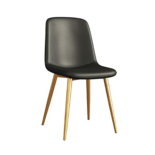 dining chair Kitchen Dining Room Furniture Chairs Faux Matte Suede Leather Dining Chairs with Backrest Soft Cushion And Sturdy Metal Legs For Off