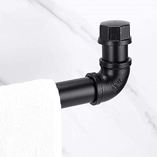 HIGOH Towel Rack Iron Towel Rack,Bathroom Towel Rails,Wall Mounted Retro Metal Towel Racked Surface,For Kitchen,Bathroom,Craft Room Bathroom Hard