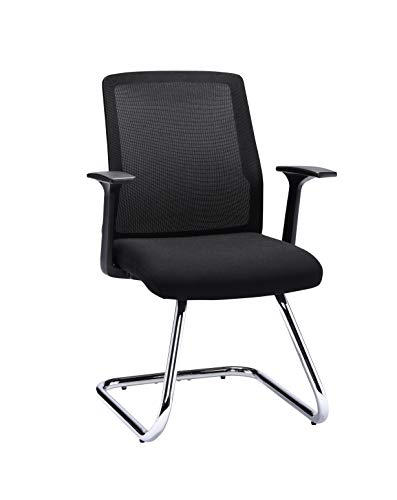 Office Hippo Desk Chair, Ergonomic Office Chair For Home & Office With Breathable Mesh Backrest, Fixed Arms For Comfort & Support, Computer Chair