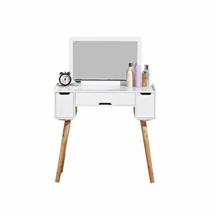 JKUYWX Dressing Table Minimalist Bedroom Storage Cabinet Nordic Makeup Table Net Red Makeup Home Mini Cosmetic Table