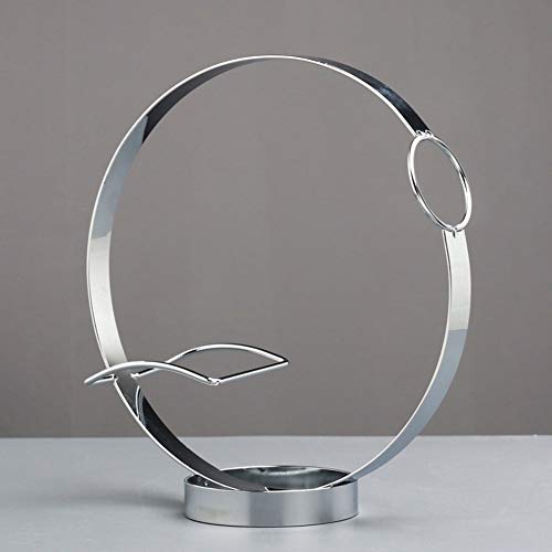 HUANGXING - Wine Bottle Holder Wine Holder, Metal Circle Wine Server, Bottle Server, Drinks Presentation, Simple and Elegant Design, Suitable for