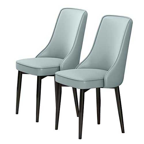 Kitchen Dining Room Furniture Chairs Kitchen Dining Chairs Set Of 2 Water Proof PU Leather Lounge Chair with Carbon Steel Feet for Living Room Be
