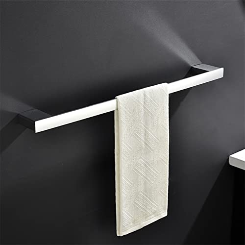 HIGOH Towel Racks,Towel Holder Towel Rail for Bathroom, Aluminum Towel Bar, Wall Mounted Towel Holder, Bathroom Accessories, Shining Robe Clothes