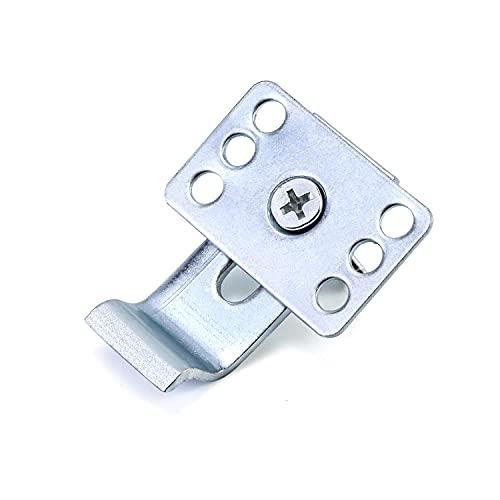 QWORK® Undermount Sink Clips, Epoxy Undermount Sink Brackets Supports for Bathroom Kitchen, 10 Pack