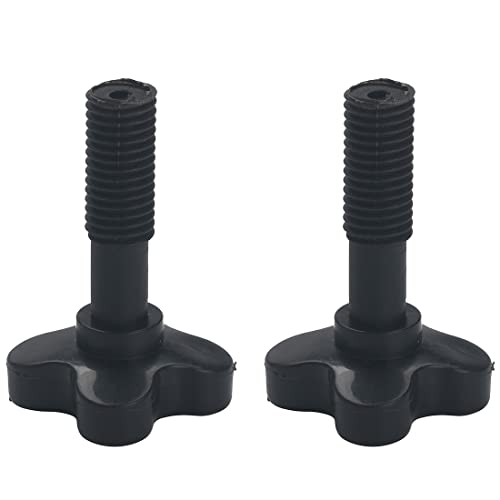 MDYNI 2 Pieces M12 PlasticFixing Screw Knob Canopies Garden Swing Plastic Fittings to attach canopy frame to swing frame