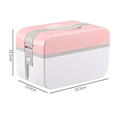 EXCEART Medicine Storage Box Large-capacity Family Medicine Box Container Medical Supplies for Office Home 1pc(Random Color)