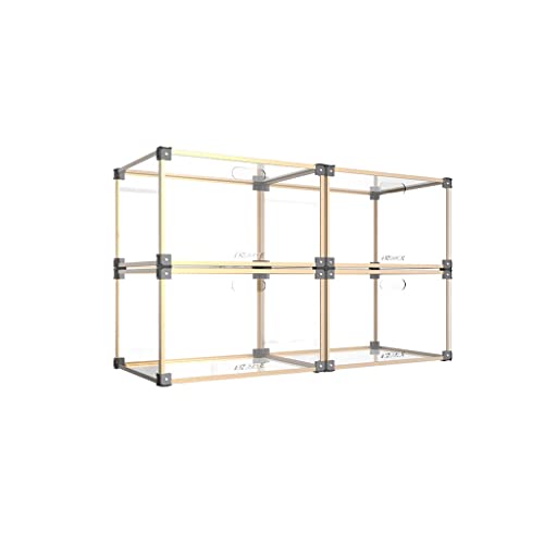 LILIKY Two Display Shoe Boxes Can Be Customized Acrylic Transparent Storage Box Shoe Wall Side Opening Magnetic Shoe Cabinet Shoe storage ( Color