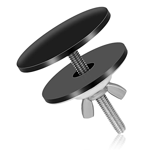 Kitchen Sink Hole Covers, 2 inch Stainless Steel Sink Tap Hole Plug Matte Black Faucet Hole Cover Kitchen Sink Hole Cap for Leakage Prevention