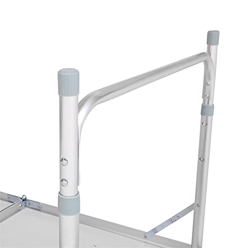 LEIGE 120 X 60 X 70 4Ft Portable Multipurpose Folding Table White