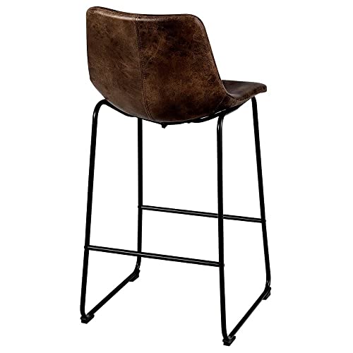 LUKEO Set of 4 Bar Suede Upholstered Kitchen Dining Chair w/Metal Legs (Color : Argento, Size : 19" x 18.5" x 40")