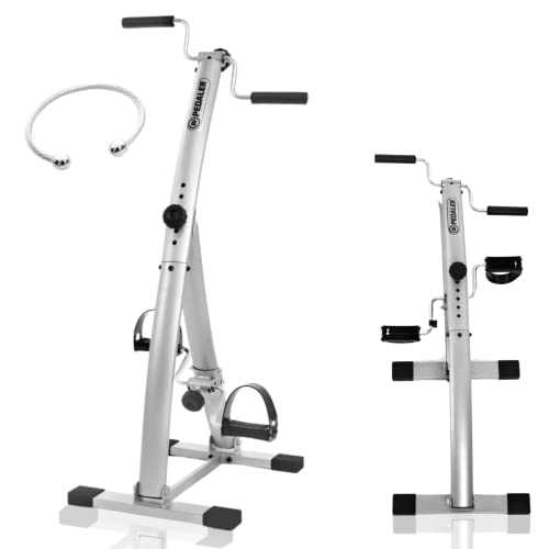 Bewegungstrainer klappbar Gymform Bi-Pedaler, inkl. Bildschirm, Fitnesstrainer,Fitnessgerät, platzsparend zusammenklappbar, 6 Tretwiderstände Spo