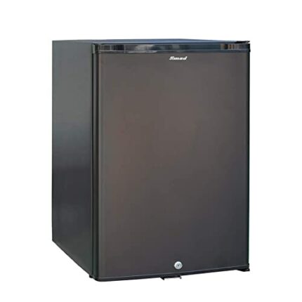 Smad 12v Fridge 40l, Campervan Fridge for RV Van Truck Camper Caravan, Quiet Freightliner Cascadia 12V Truck Refrigerator with Lock, 12v 240v Mot