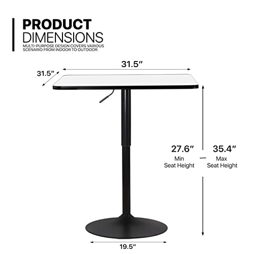 MoNiBloom bar-Tables, Metal, White