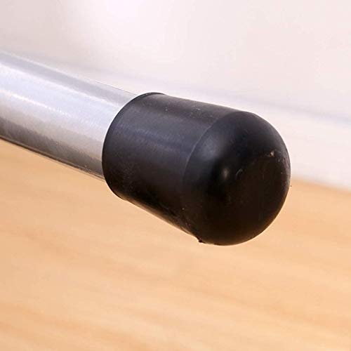 EYHLKM Black Folding Chair, Home Simple Backrest Study Room, Display Chair, Metal Chair Legs