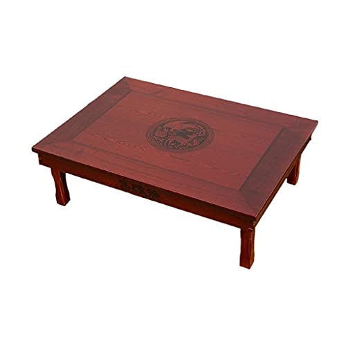 JYDQM Rectangle Table Legs Foldable Living Room Retro Table for Dining Traditional Folding Table