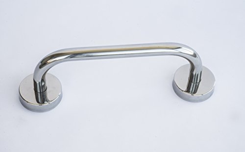 Kapitan Grab Bar for Disabled Safety Support – 20 cm/7.87 inch, Stainless Steel, Bathroom Handrail, Polished Finish, Made in EU