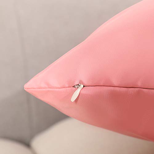 Outdoor Waterproof Throw Pillow Covers, Waterproof Cushion Case, Waterproof Cushion Cover, PU Coating Pillow Shell for Patio, Couch, Tent, Balcon