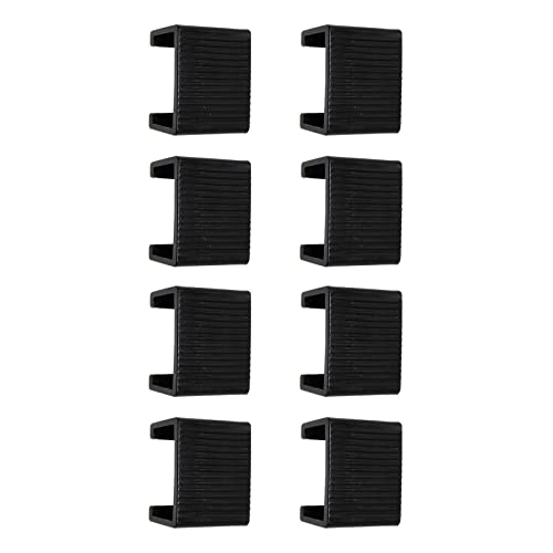 RUMINGSQG 8 Pieces Wicker Furniture Clips Sofa Clips Plastic Sofa Fasteners Clips for Outdoor Patio Garden Wicker Rattan (Inner Length: 42.5MM)