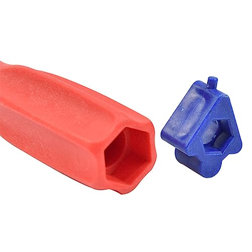 Lam-lord Toilet Seat Fitting Tool, Universal Toilet Seat Removal Installation Repair Wrench Maintenance Artifact Hand Tool(Red)