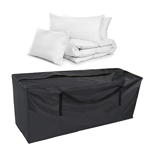 Kingling Garden Cushion Storage Bag, Waterproof Outdoor Cushion Storage Bags for Garden Furniture Cushion Storage Bag Christmas Tree Storage Bag