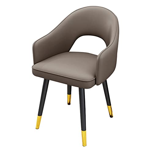 Kitchen Dining Room Furniture Chairs Kitchen Dining Chairs Water Proof Leather Side Chair with Carbon Steel Legs High Back Padded Soft Seat Livin