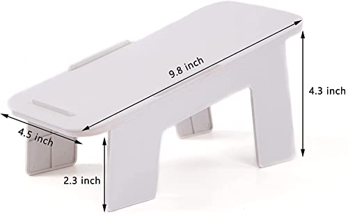 MSYU Shoe Slots Organizer 4 Pack, Double Layer Stack Shoe 50% Space-Saving Storage Shoe Rack Detachable and combinable simple shoe rack creative