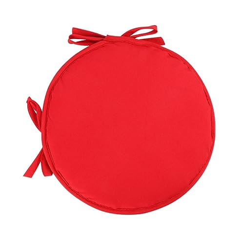 JIOJIO Round Bistro Seat Cushions with ties Outdoor Bistro Chair Cushion Round Bar Stool Cushion 15 (grey 3209)