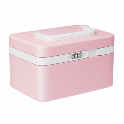 YOTRON Medicine Lock Box, Lockable Medication Box with Portable Storage Case,Locked medicine box,Locking medicine box Empty Storage Case
