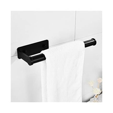 HIGOH Towel Racks,Towel Holder Towel Rail for Bathroom, Aluminum Towel Bar, Bathroom Hand Towel Holder Hanging Holder, Wall Mounted Multipurpose