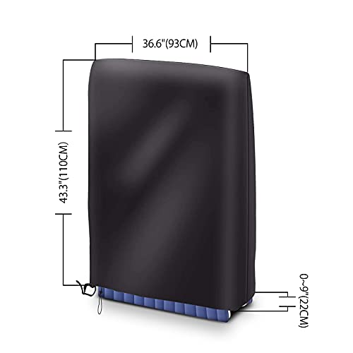 FlyLemon Folding Reclining Chair Cover Zero Gravity Chair Protectors,420D Oxford Fabric Waterproof Anti-UV Outdoor Patio Sunbed Cover,Sun Lounger