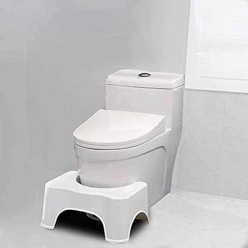 SASHTECH Squatting Toilet Stool Non-Slip Bathroom Step Up Stool Relieves Constipation, Bloating | Aligns the Colon for Faster and Easier Relief