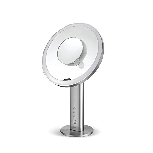 EKO iMira Magnifying Mirror With Light - USB Rechargeable Double Sided LED Magnifying Mirror with Smart Sensor - Advanced Ultra Clear Light Up Ma